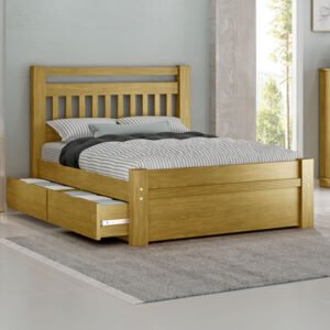 Cama Queen Size 4 Gavetas Imbuia