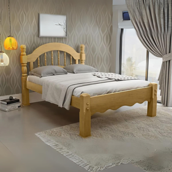 Cama de Casal Queen Size Siena Imbuia