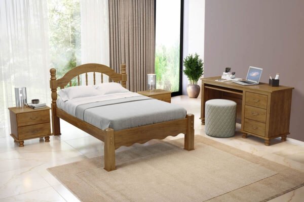 Cama de Casal Queen Size Siena Cabeceira