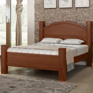 Cama de Casal Queen Size Itália Avelã