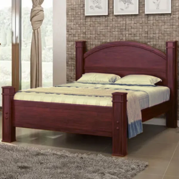 Cama de Casal Queen Size Itália Castanho